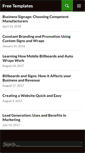 Mobile Screenshot of freetemplatesite.com